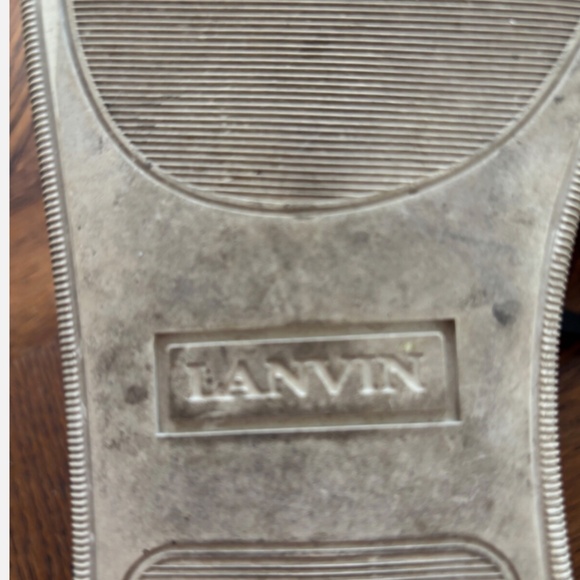 LANVIN SNEAKERS MEN'S DBB1 MENS SNEAKERS RUNNING SHOES SIZE 9 CAPTOE - Picture 9 of 13